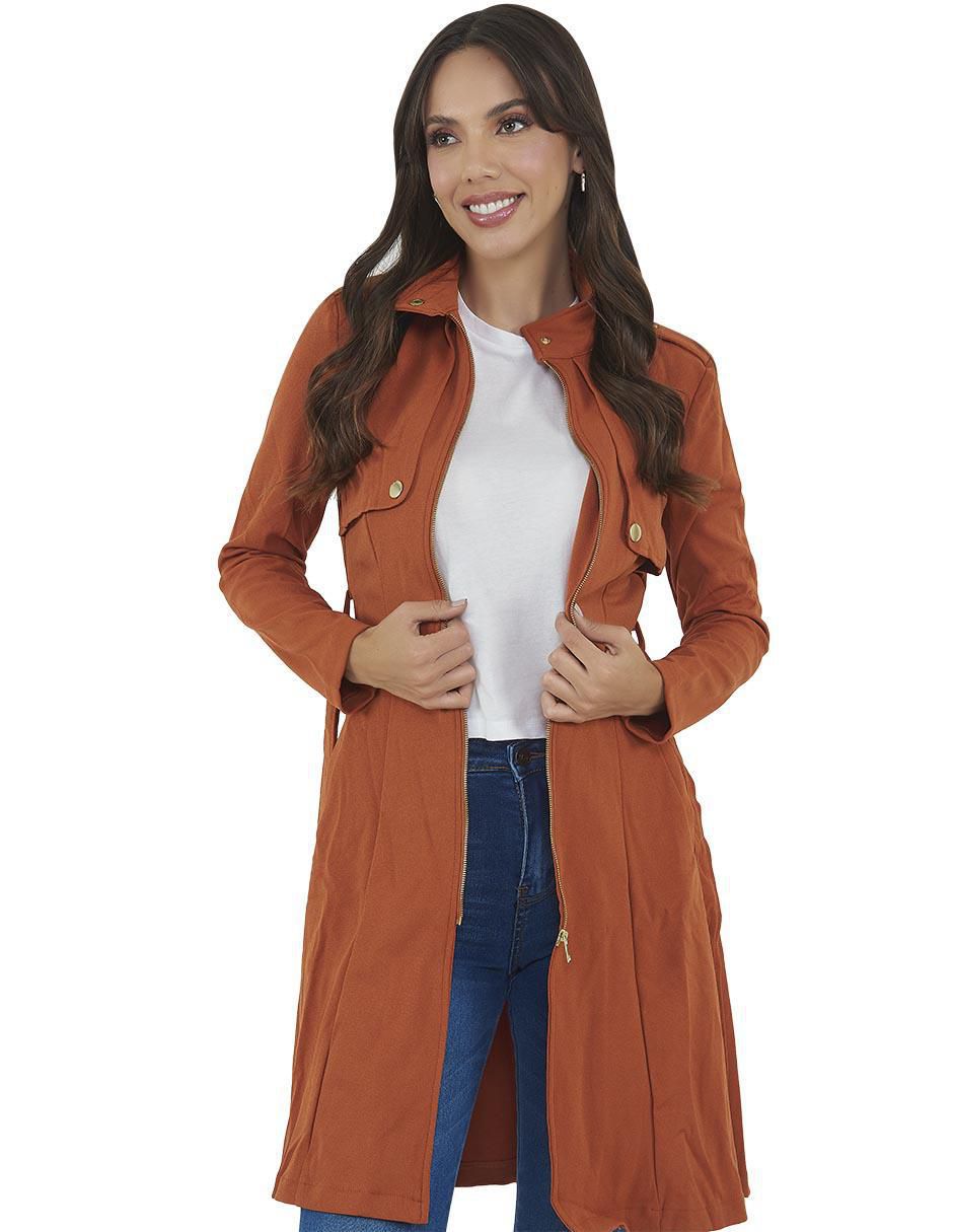 Gabardina impermeable con bolsillos Julio para mujer