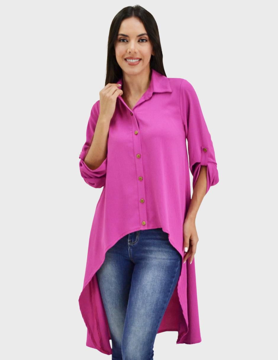 Blusa manga 3/4 para mujer