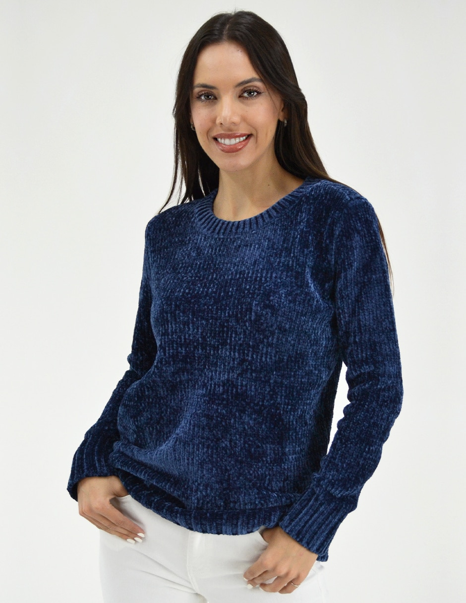 Suéter cuello redondo para mujer Suéter cuello redondo para mujer