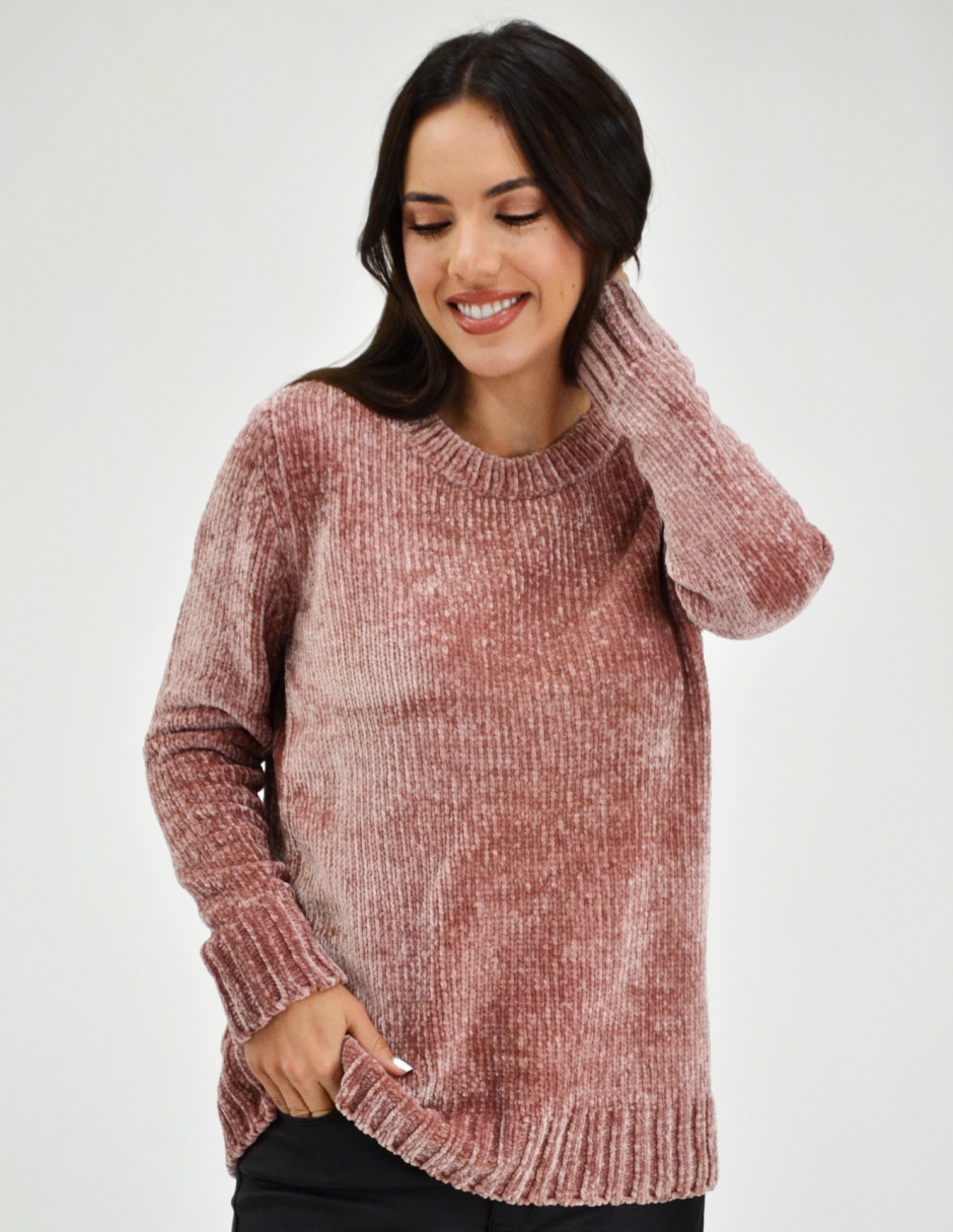 Suéter cuello redondo para mujer 5