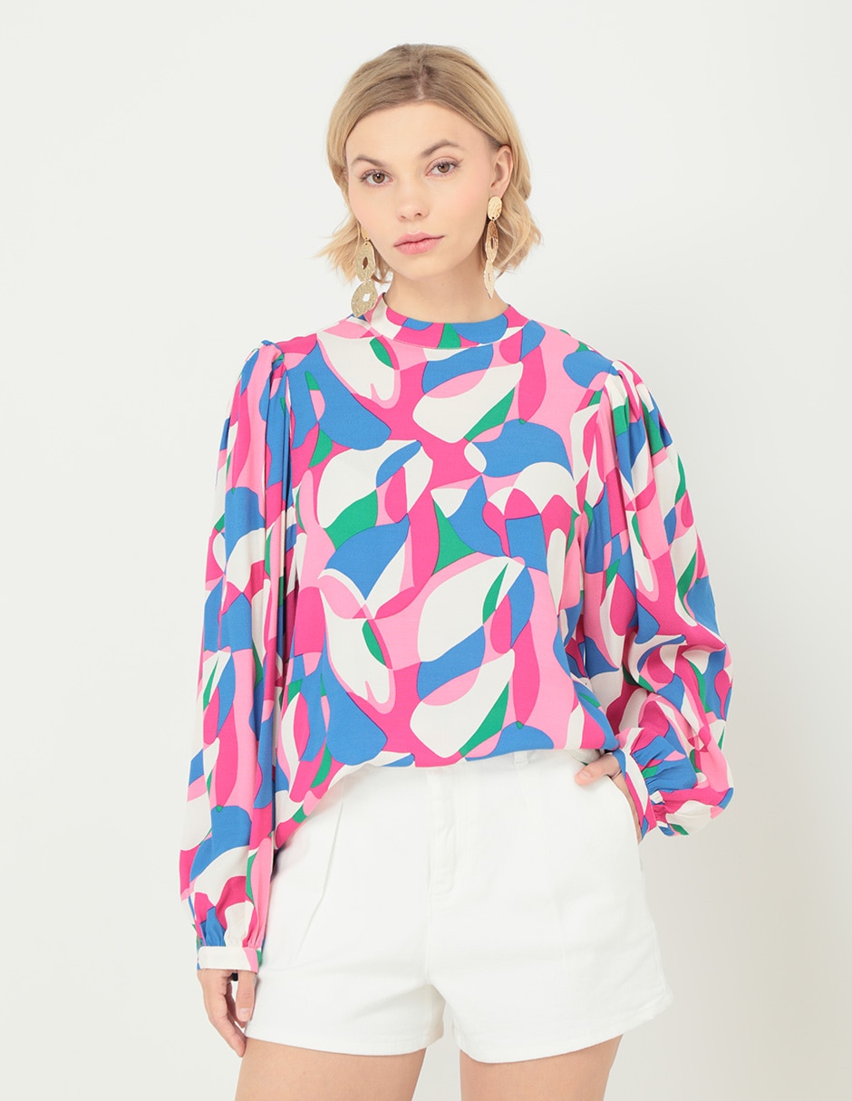 Blusa manga larga para mujer 1