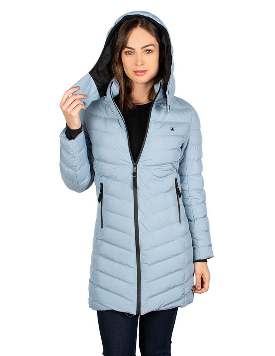 Chamarra acolchada impermeable para mujer 6