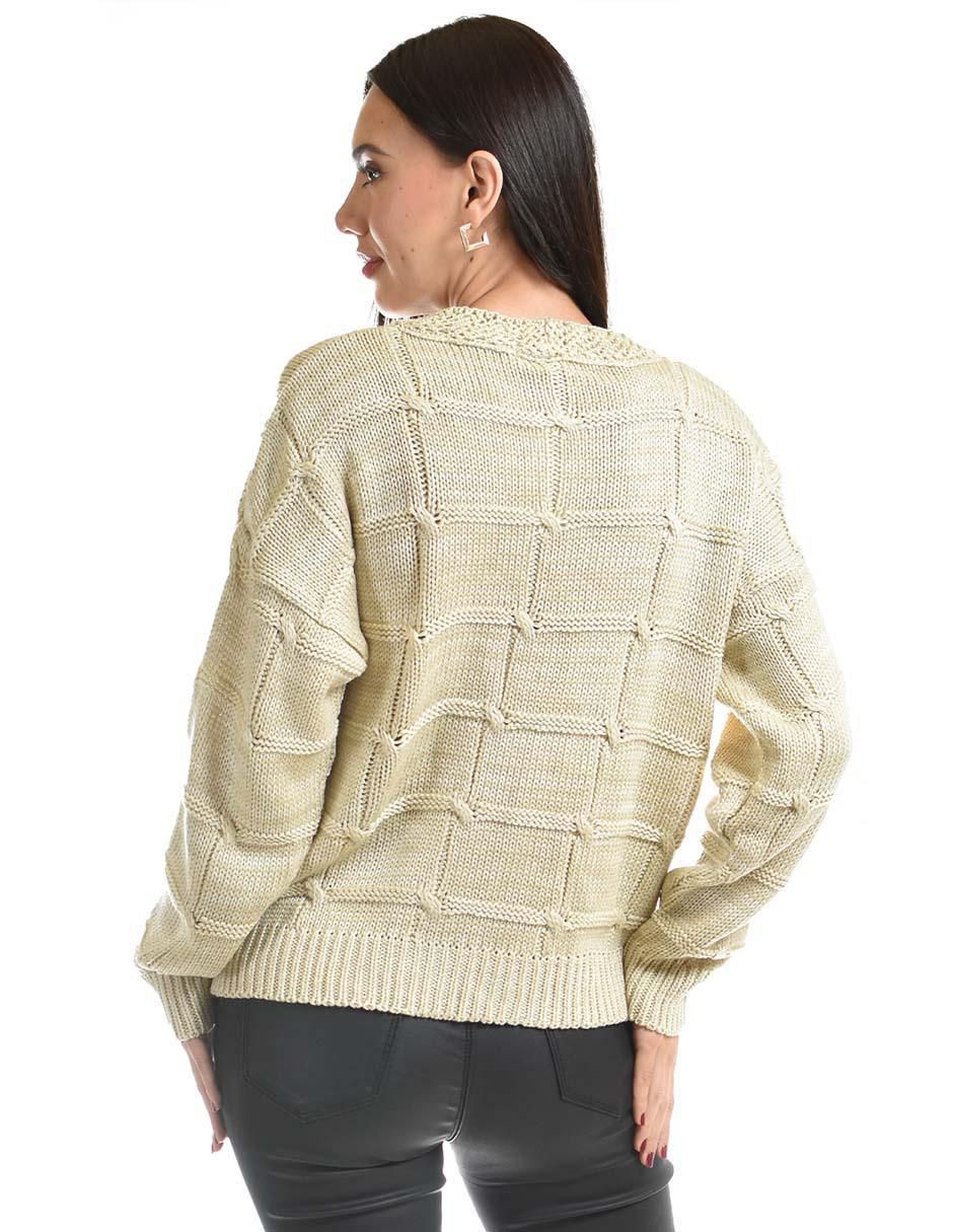 Suéter cuello redondo para mujer 3