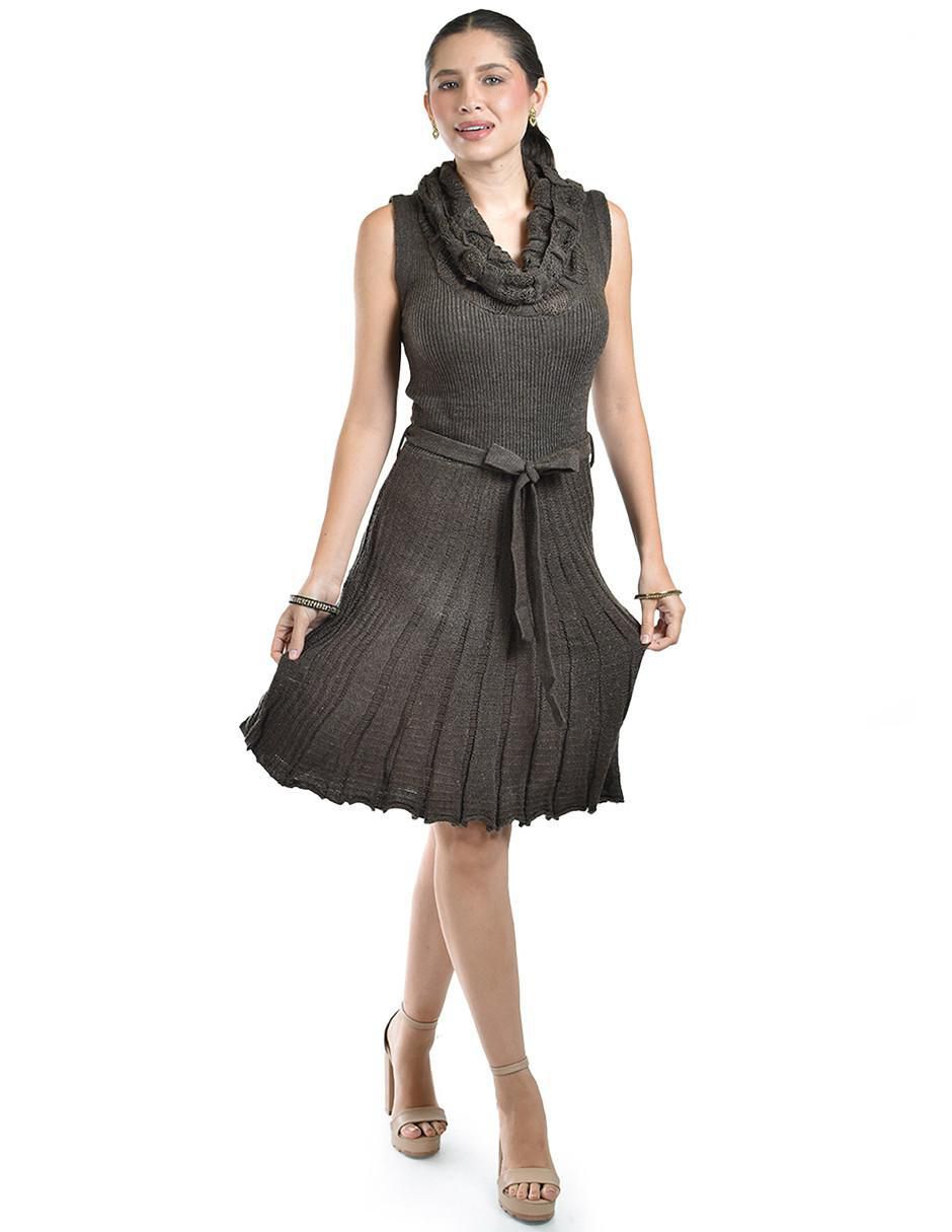 Vestido a la rodilla casual para mujer 5