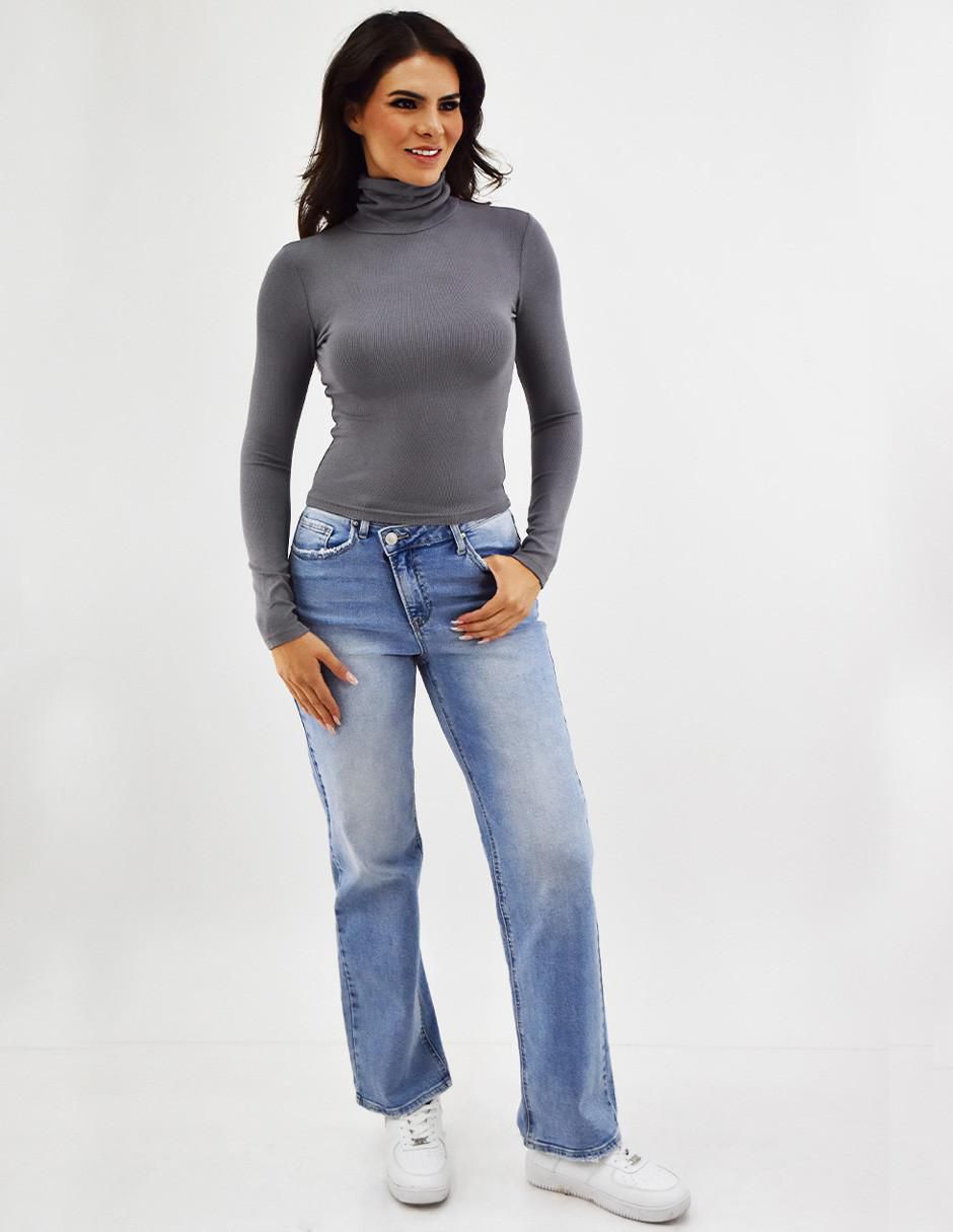 Blusa manga larga para mujer 5