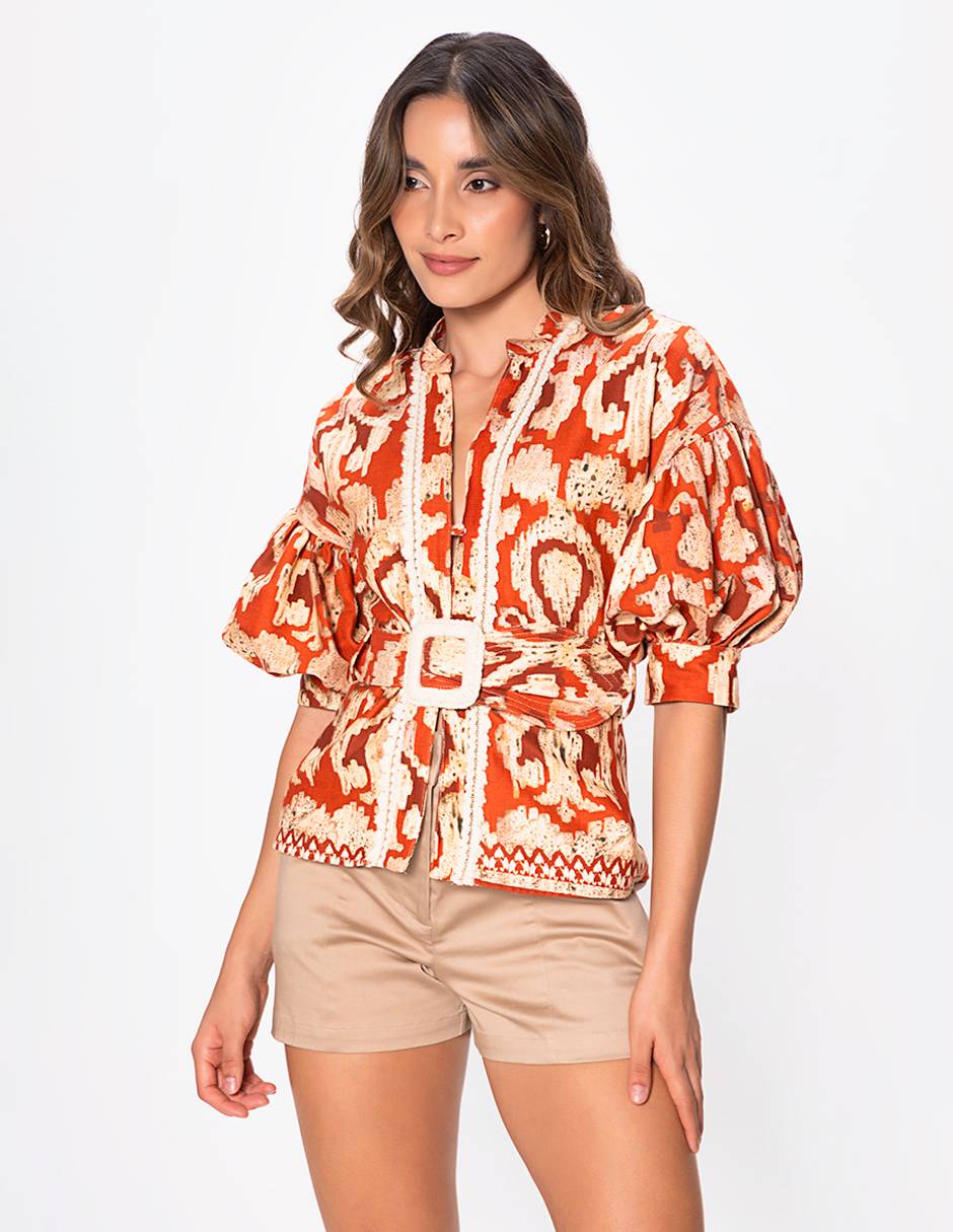Blusa manga 3/4 para mujer 2