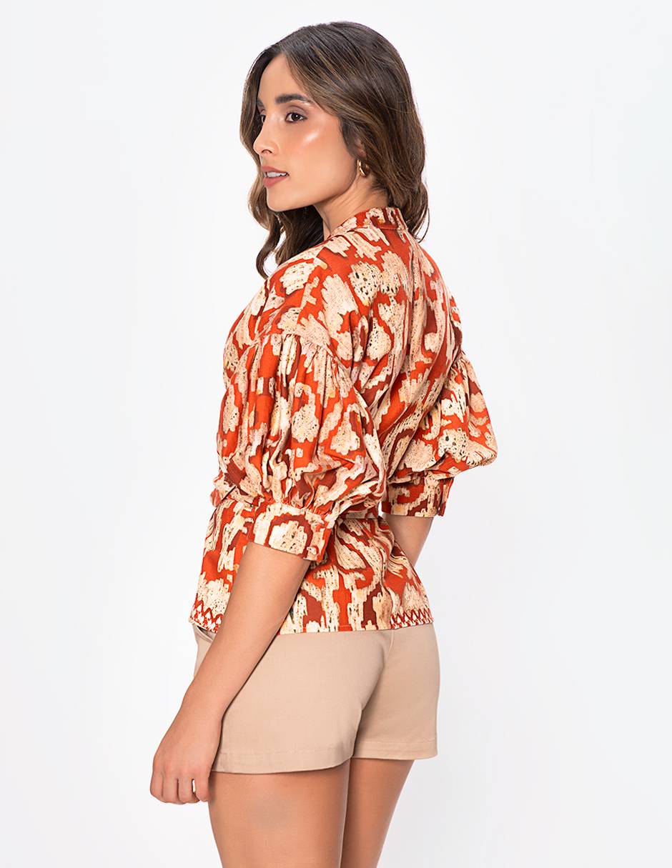 Blusa manga 3/4 para mujer 4
