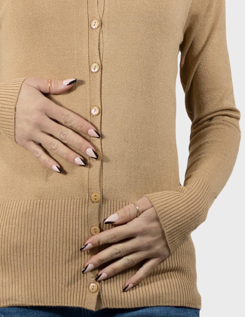 Suéter cuello v para mujer 4