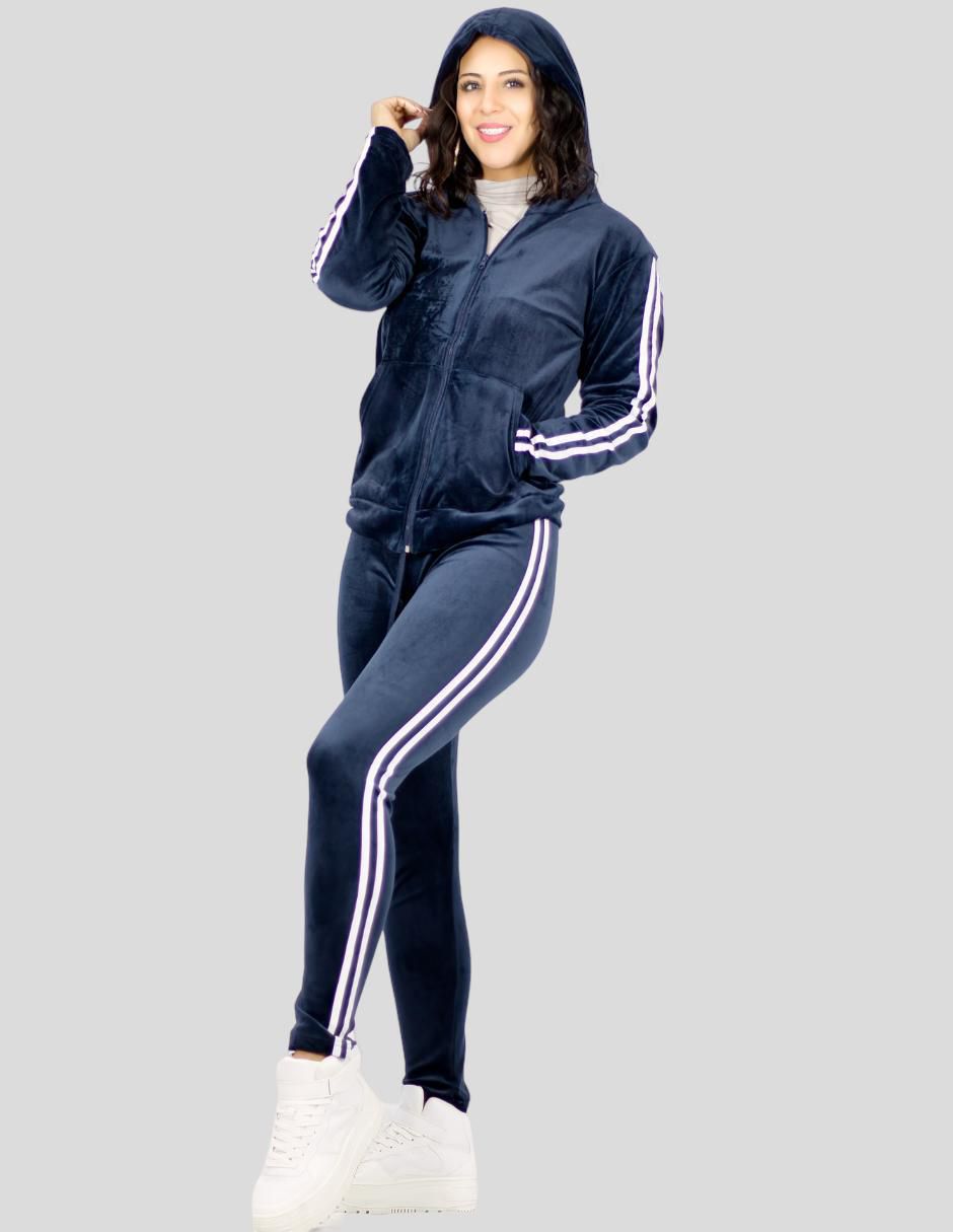 "conjunto" casual malabis "de" terciopelo "para" mujer 2 piezas