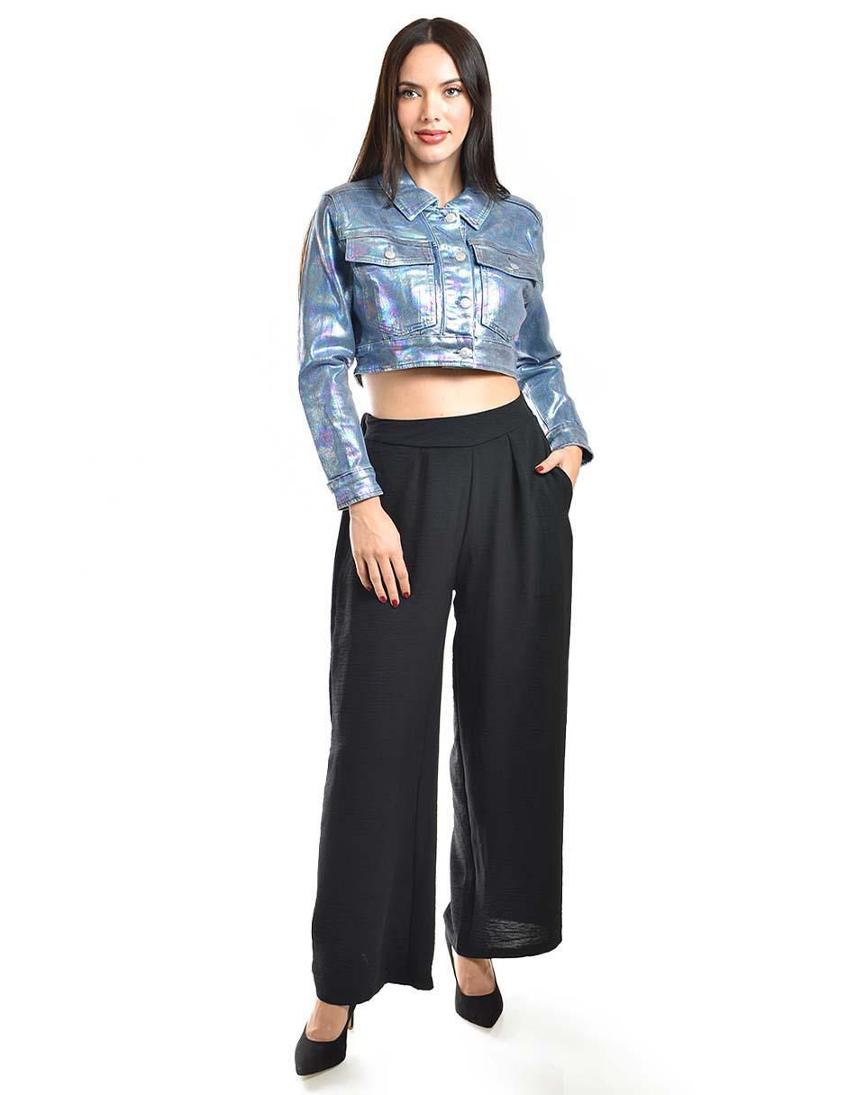 Chamarra impermeable de mezclilla para mujer 5