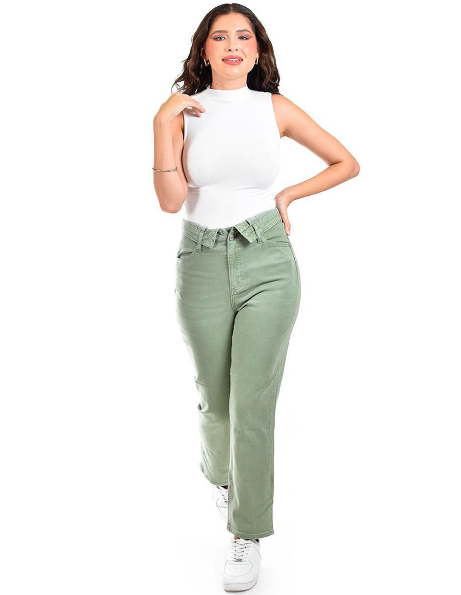Jeans straight para mujer 5