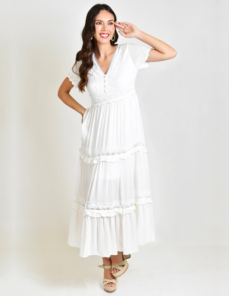 Liverpool vestidos blancos sale