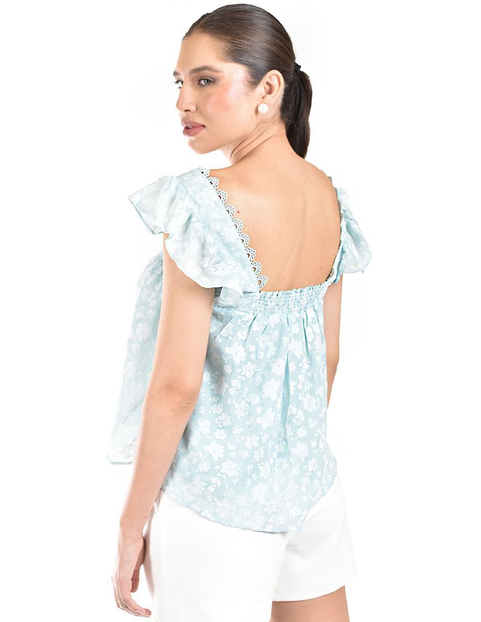 Blusa manga corta para mujer 3