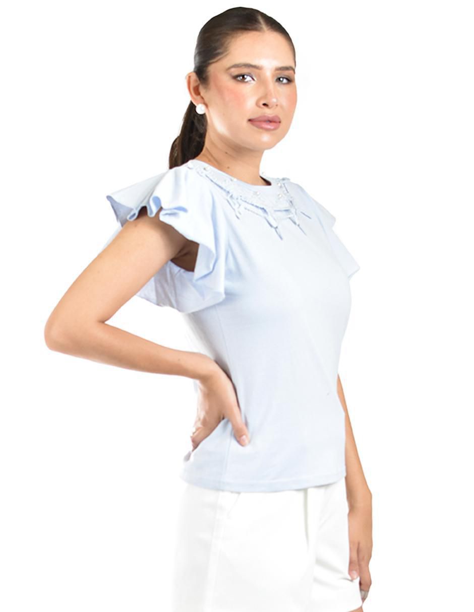 Blusa manga corta para mujer 2
