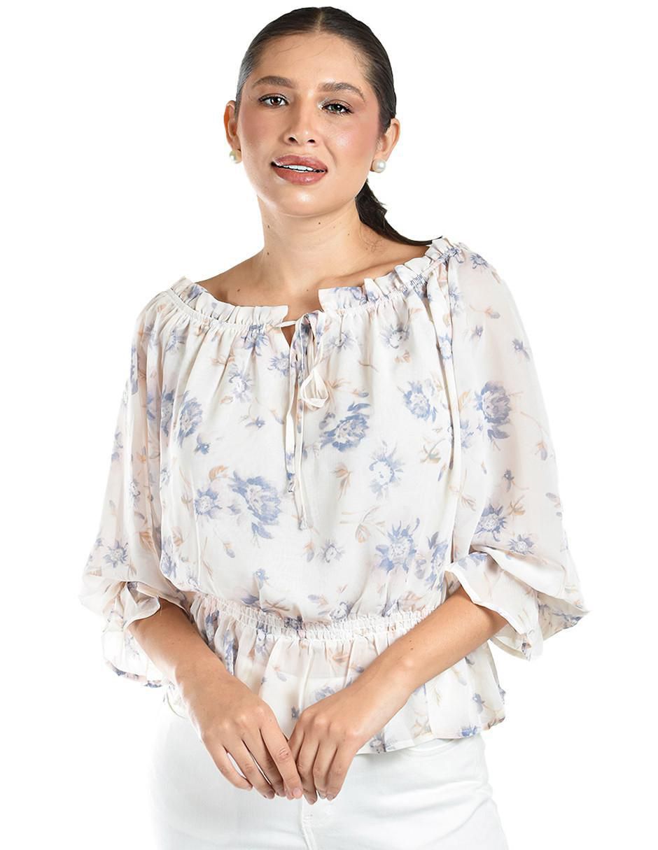 Blusa manga 3/4 para mujer