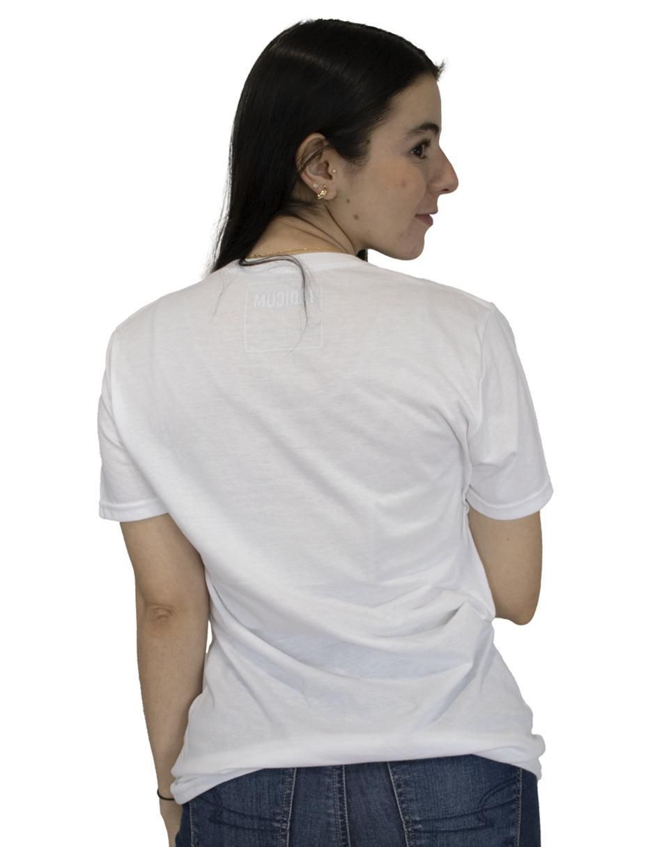 Playera manga corta cuello redondo para mujer 2
