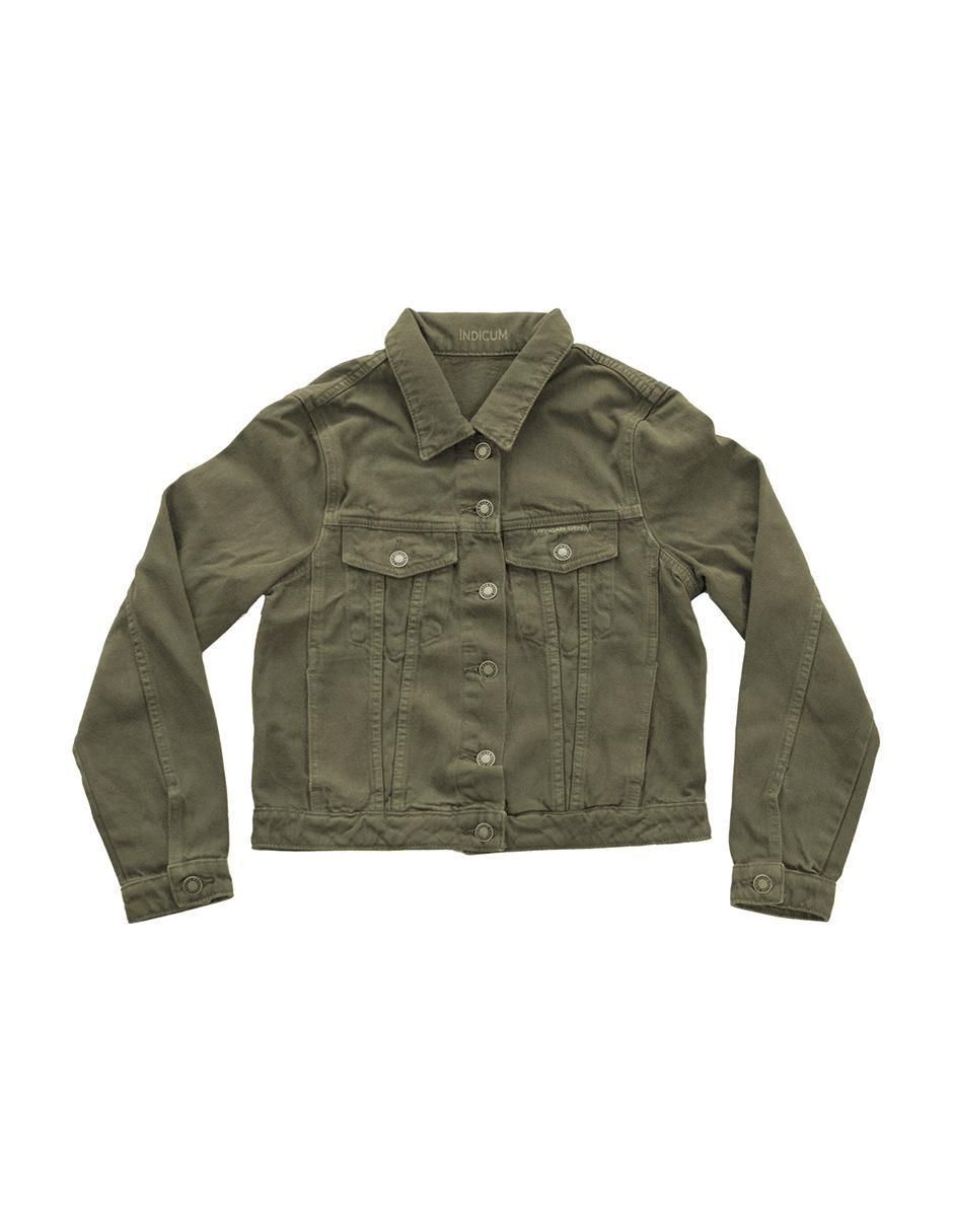 Chamarra denim de mezclilla para mujer 6