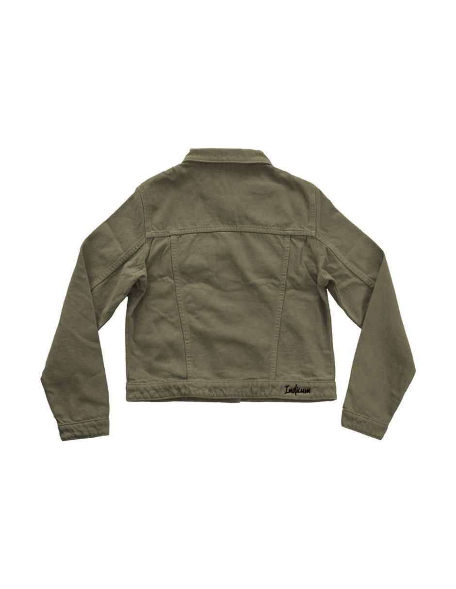 Chamarra denim de mezclilla para mujer 7