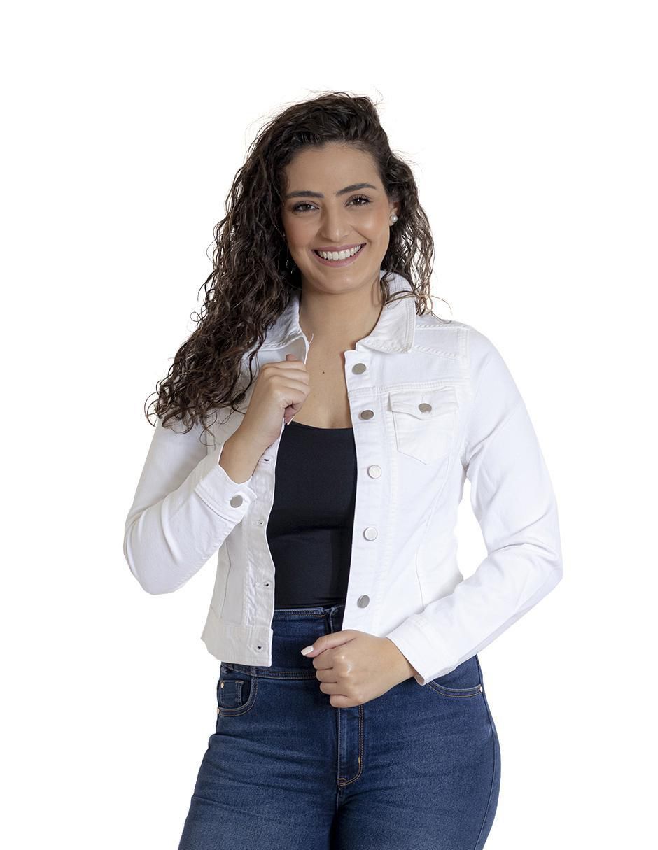 Chamarra Denim de mezclilla para mujer 5