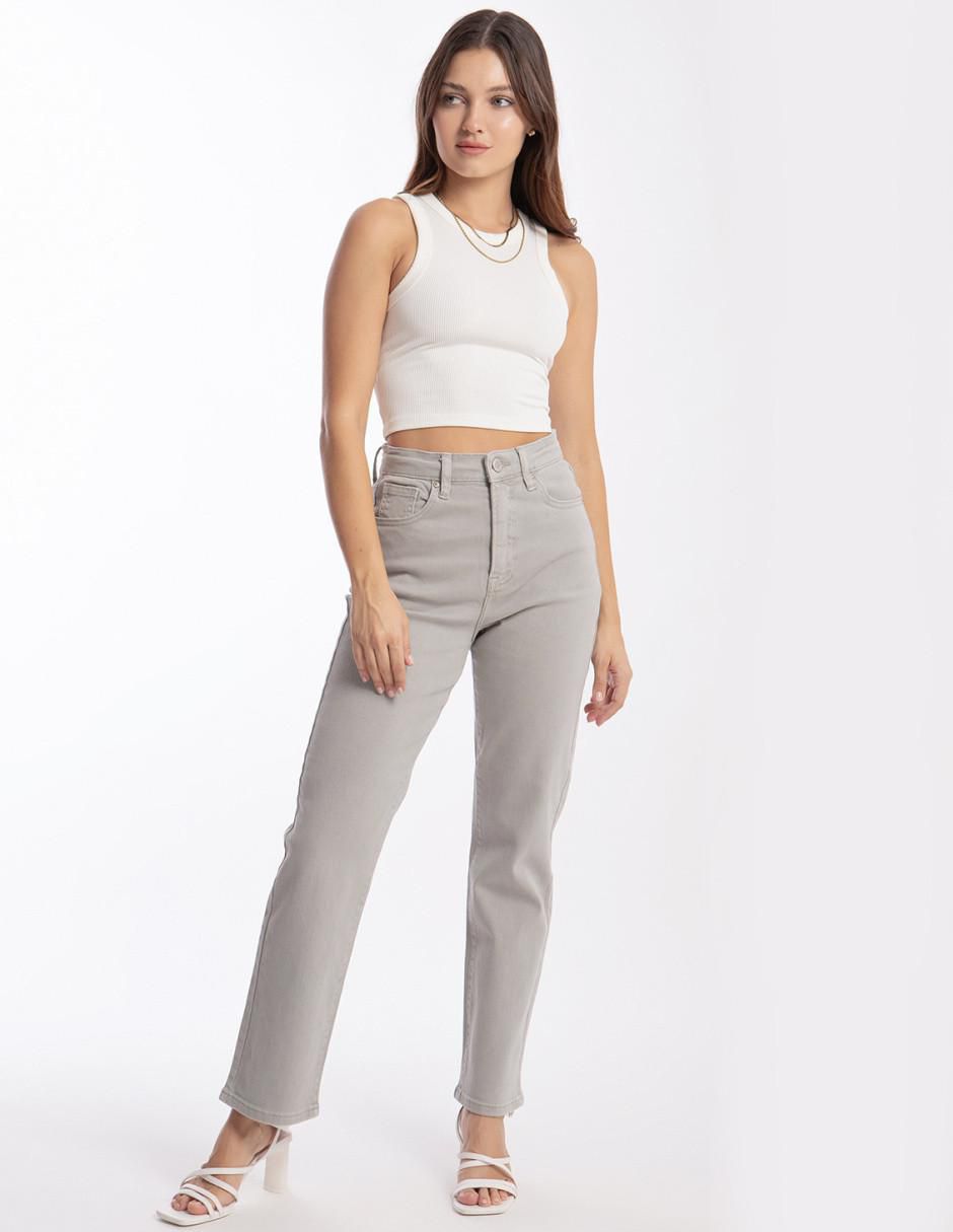 Jeans straight para mujer 4