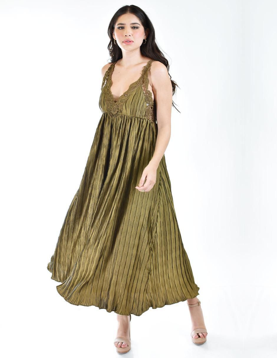 Vestido crop de fiesta escote V 6