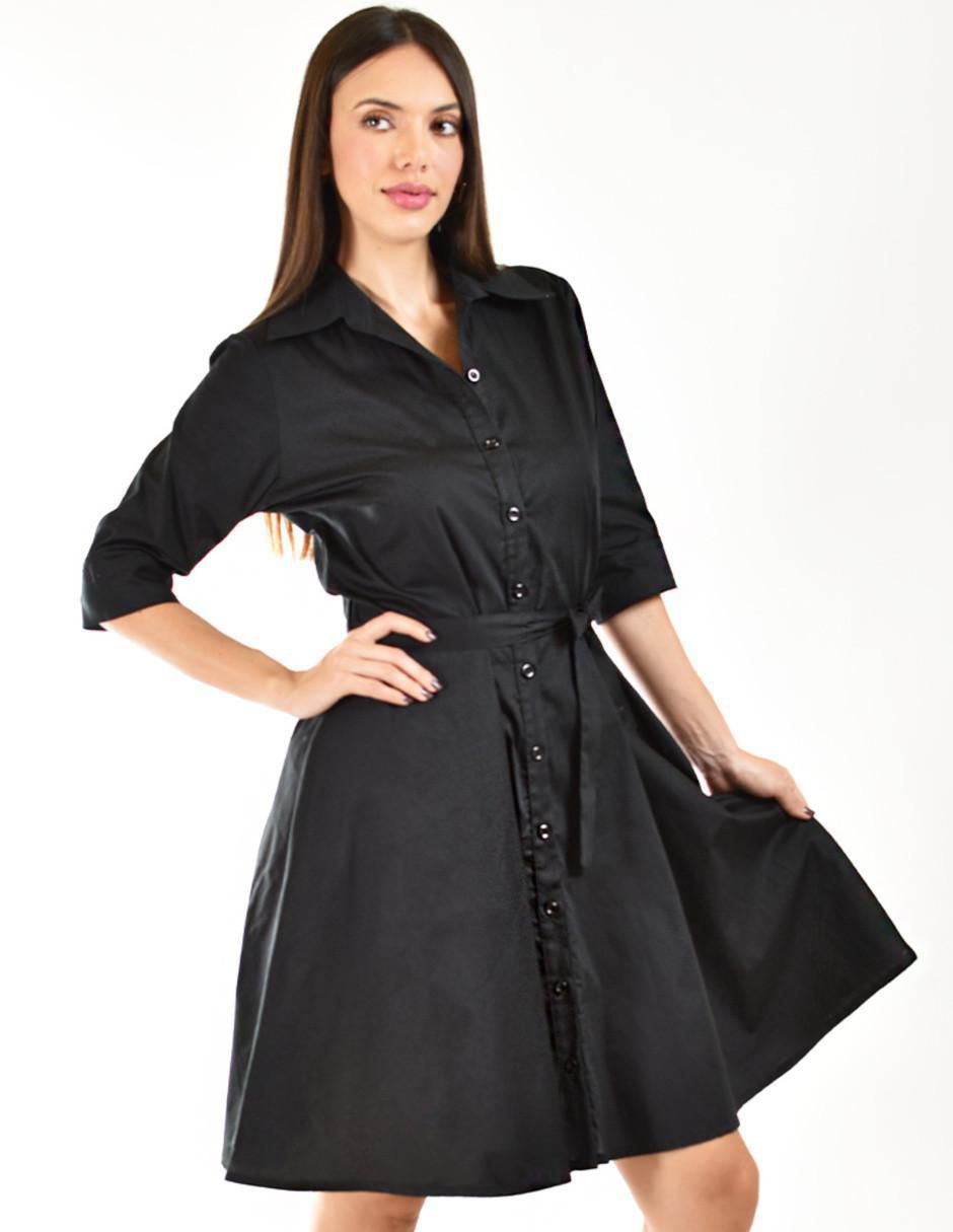 Vestido a la rodilla casual para mujer 2