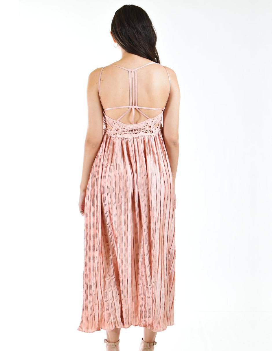 Vestido crop de fiesta escote V 3