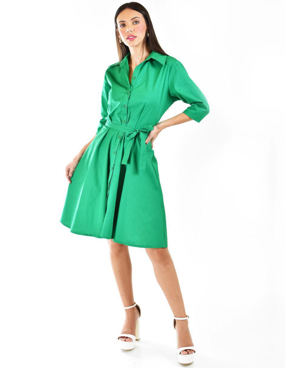 Vestido a la rodilla casual para mujer 3