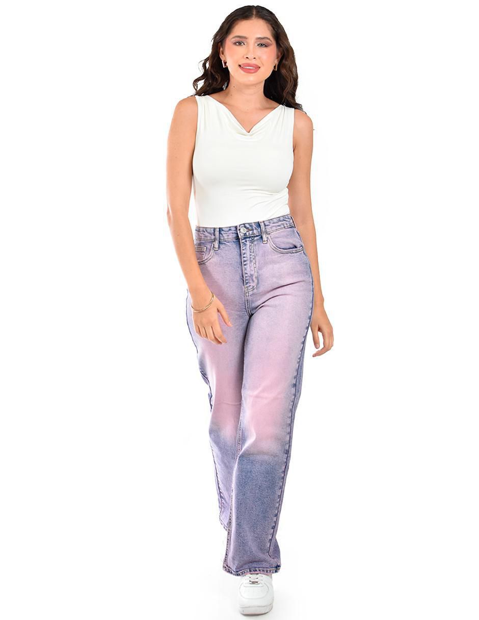 Jeans relajado para mujer 4