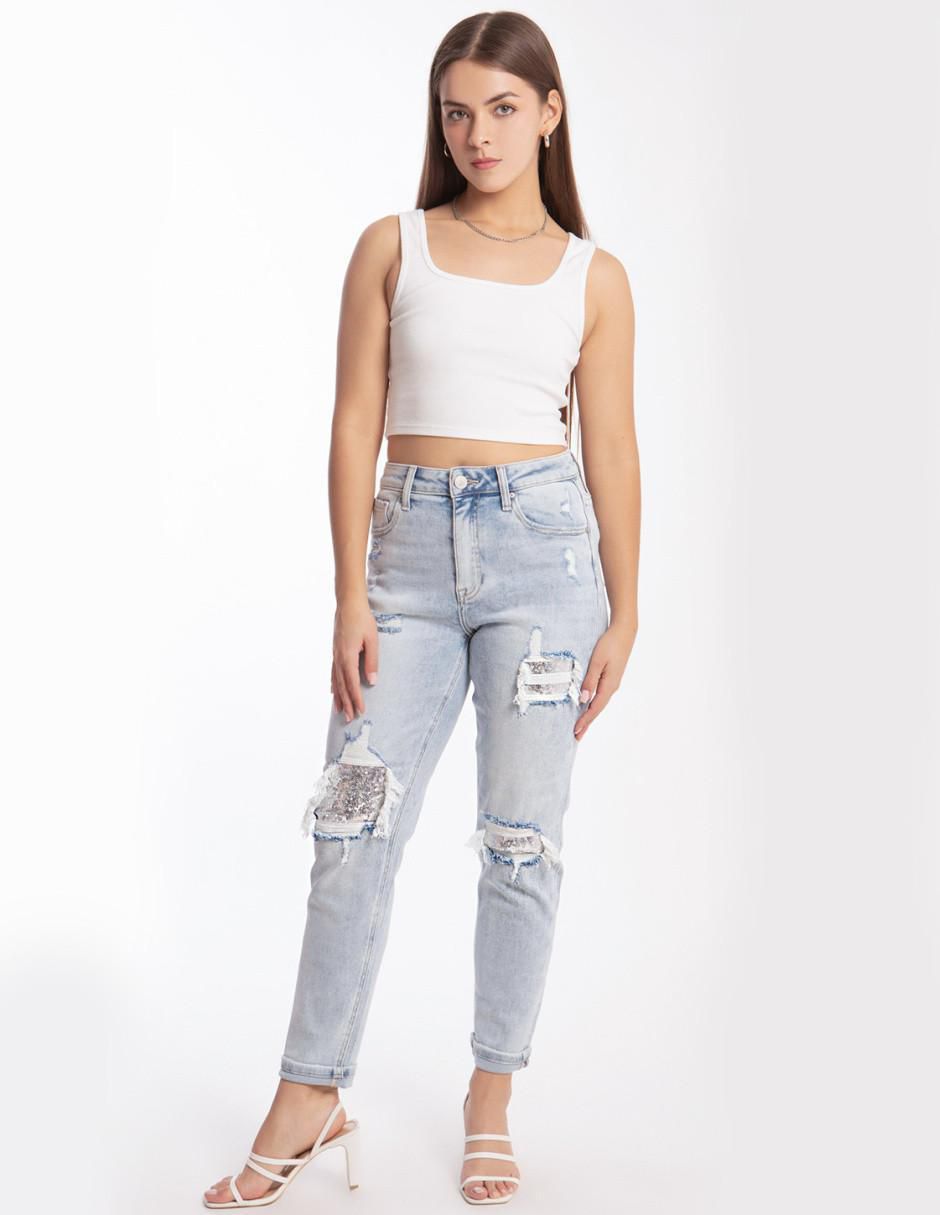 Jeans relaxed J-Bal-6635-Claro para mujer 3