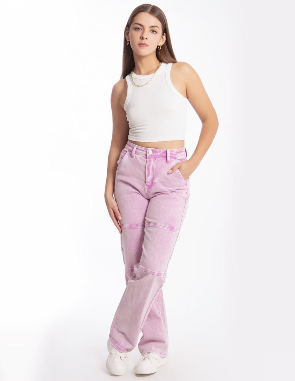 Jeans relaxed J-Bal-6621-Lila para mujer 4