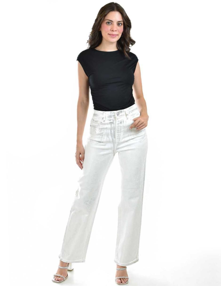 Jeans relaxed J-Bal-6618-Plateado para mujer 5