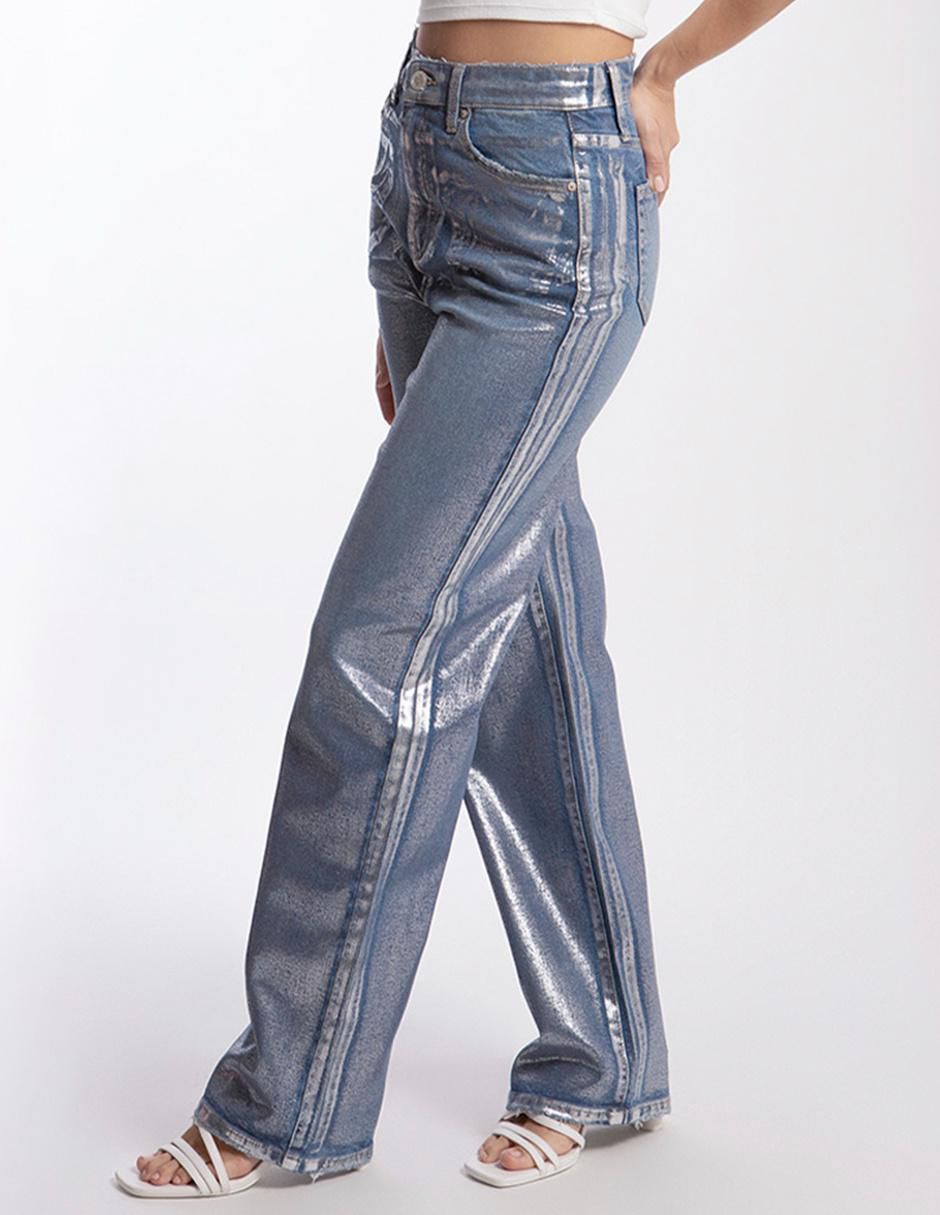 Jeans relaxed J-Bal-6617-Plateado para mujer 4