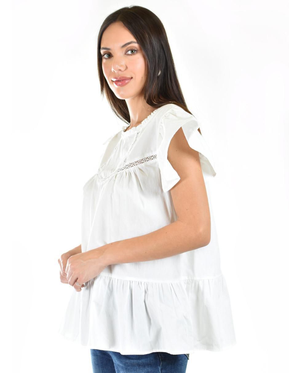 Blusa manga corta para mujer 2