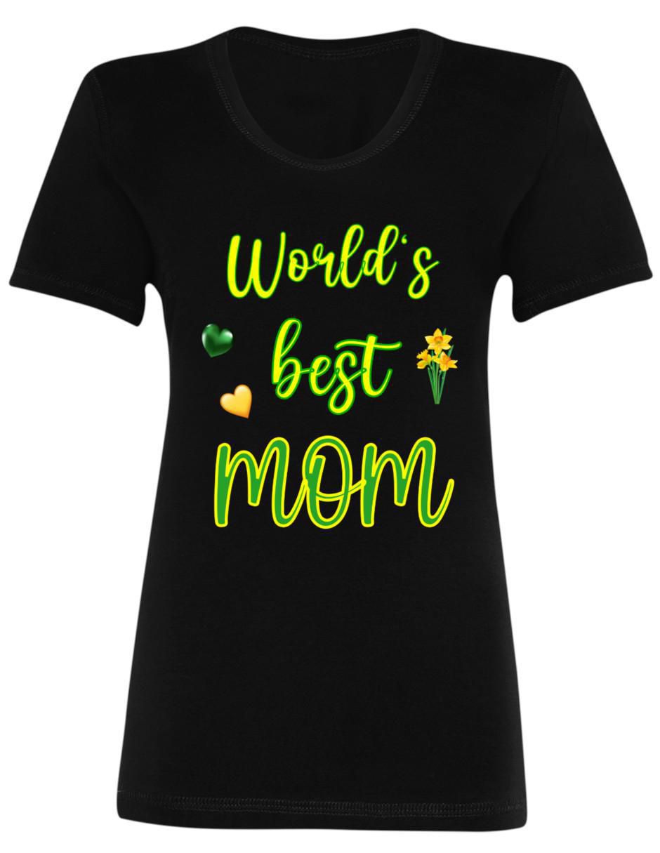 "playera" "manga" corta marëvnyk día de la madre mejor mamá del mundo "cuello" redondo "para mujer"