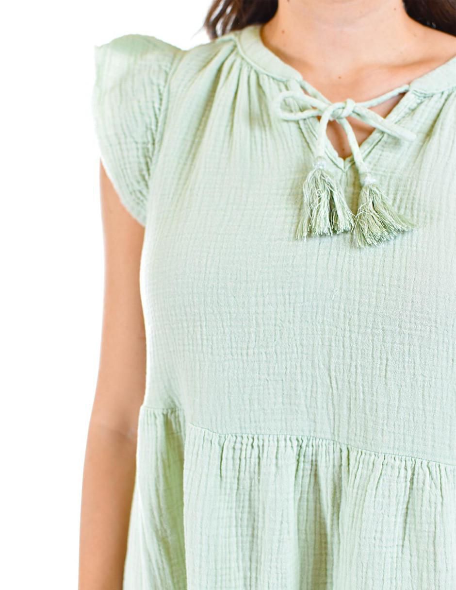 Vestido corto casual para mujer 4