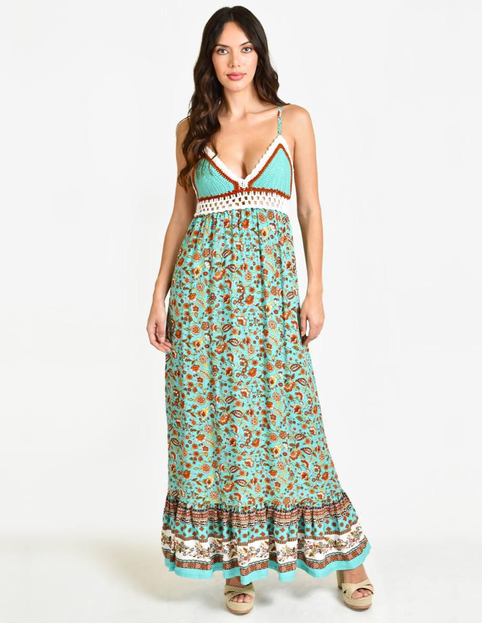 Vestido Maxi Vestidos Casual Liverpool Vestido Maxi Liverpool