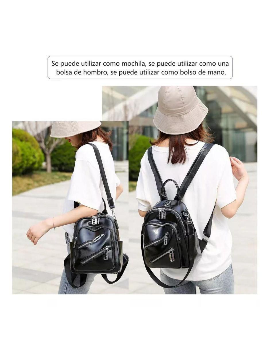 Backpack W-Pack de cuero para mujer 5