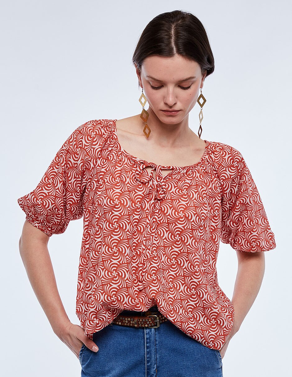 Blusa manga 3/4 para mujer 1