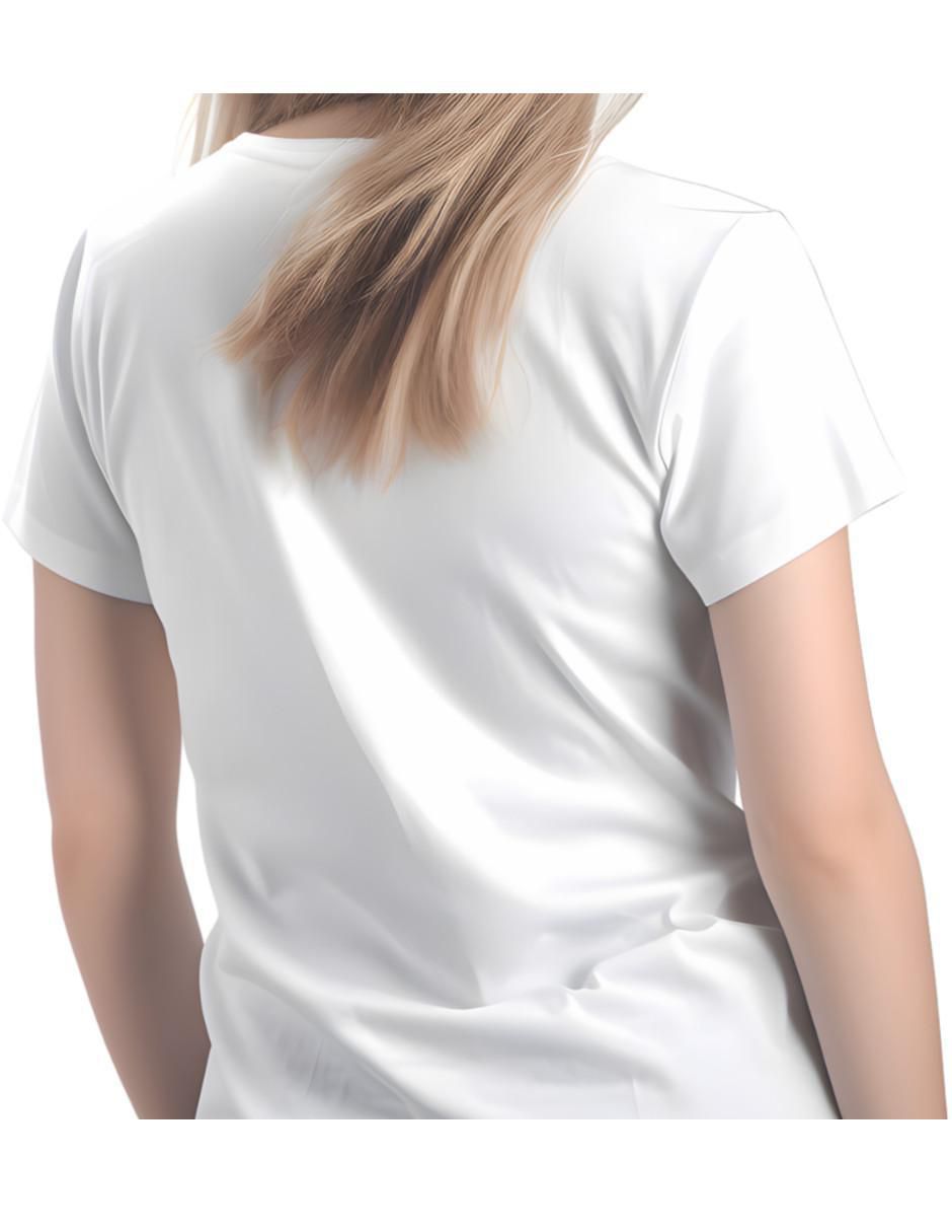 Playera manga corta Yoga cuello redondo para mujer 3