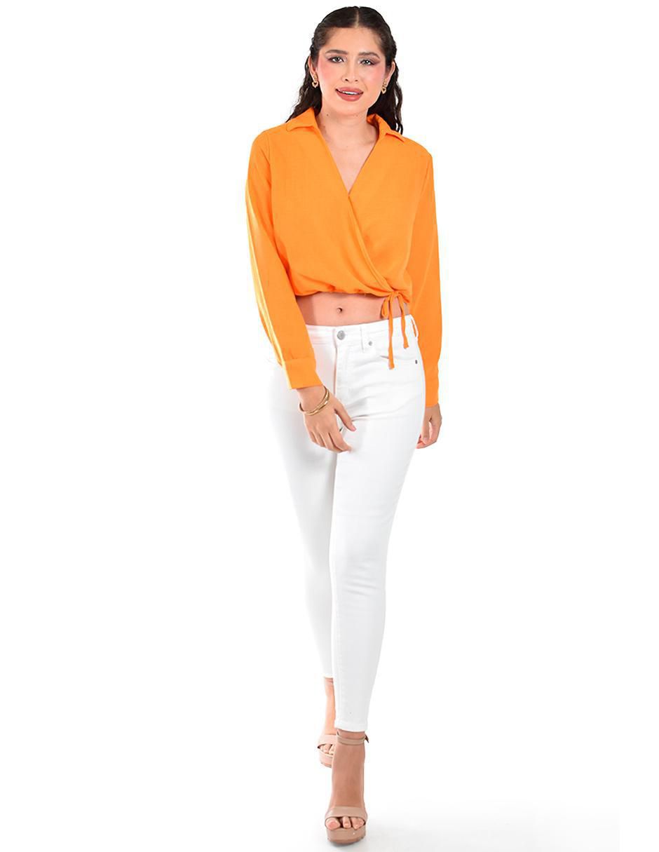 Blusa manga larga para mujer 5