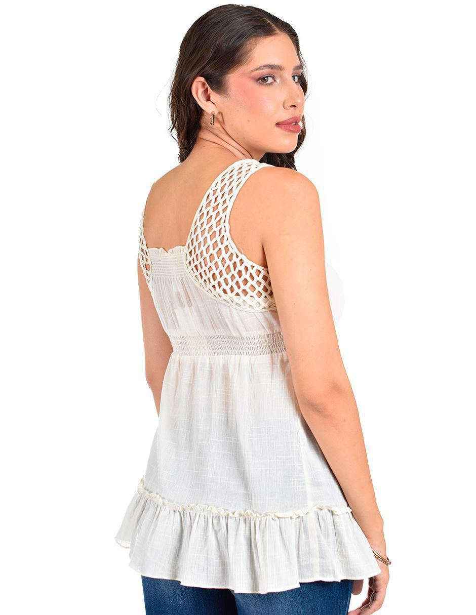 Blusa sin manga para mujer 3