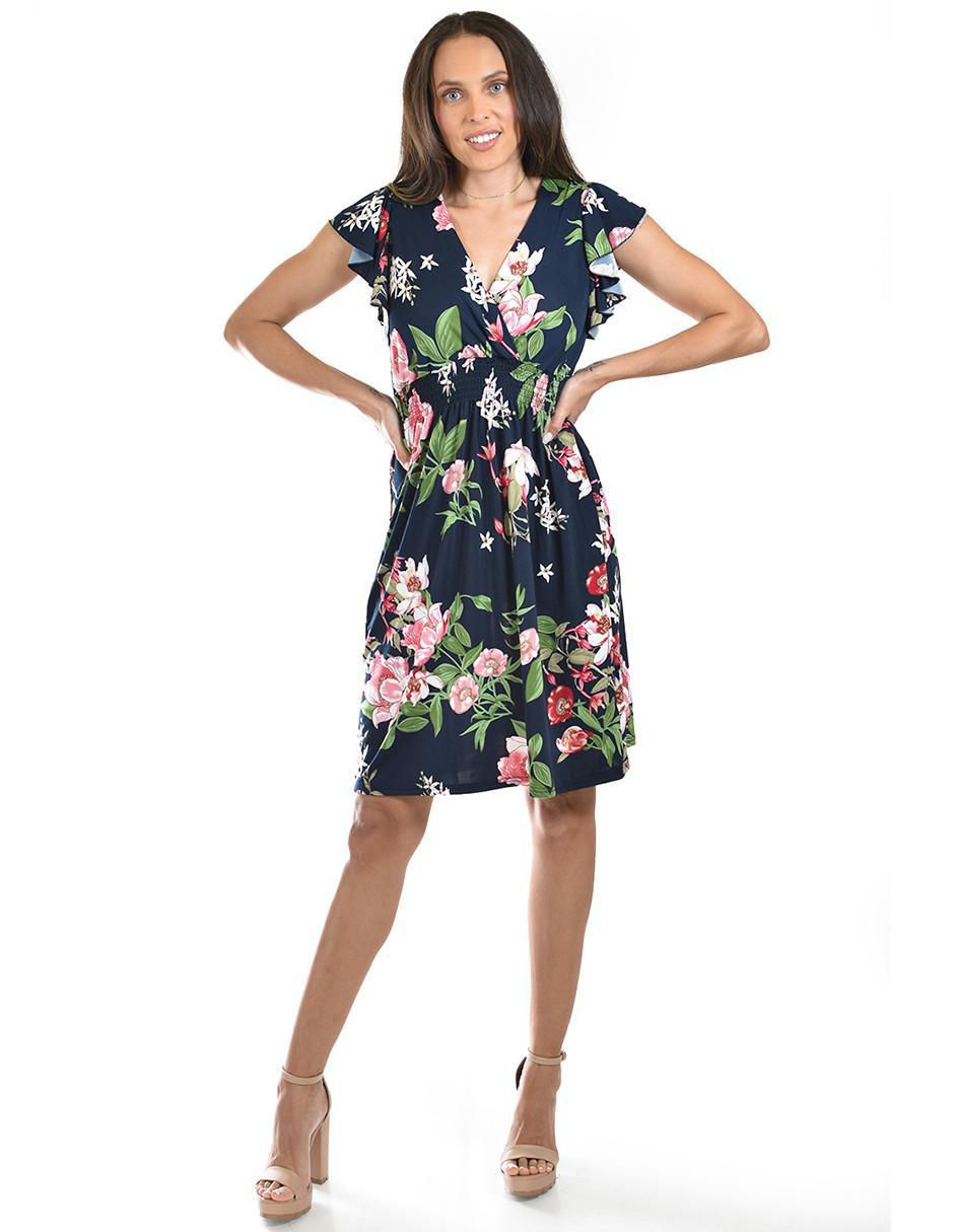 Vestido a la rodilla casual para mujer 4