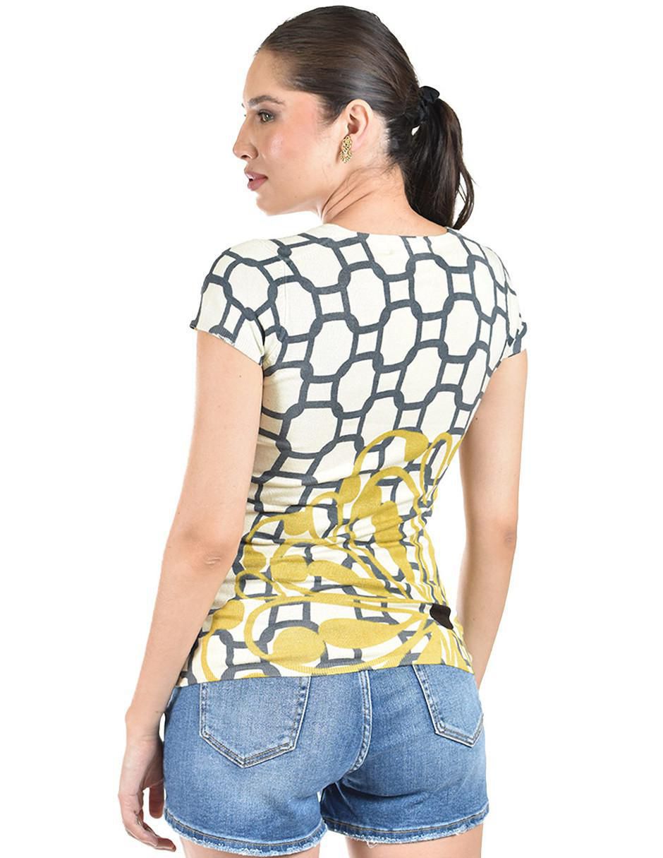 Blusa manga corta para mujer 3