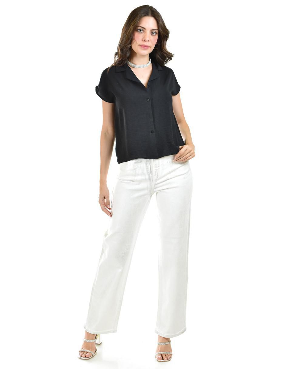 Blusa manga corta para mujer 5