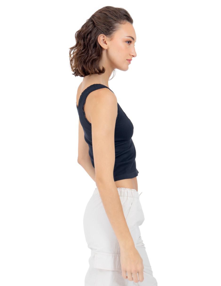 "top" forever 21 "cuello" (si aplica) con escote "escote" (si aplica) medio "tirante" (si aplica) ancho