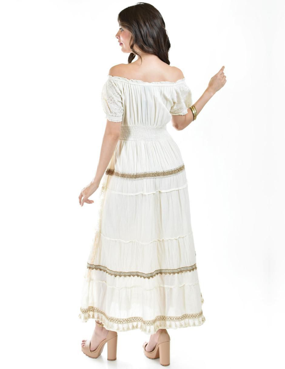 Vestido largo casual para mujer 3