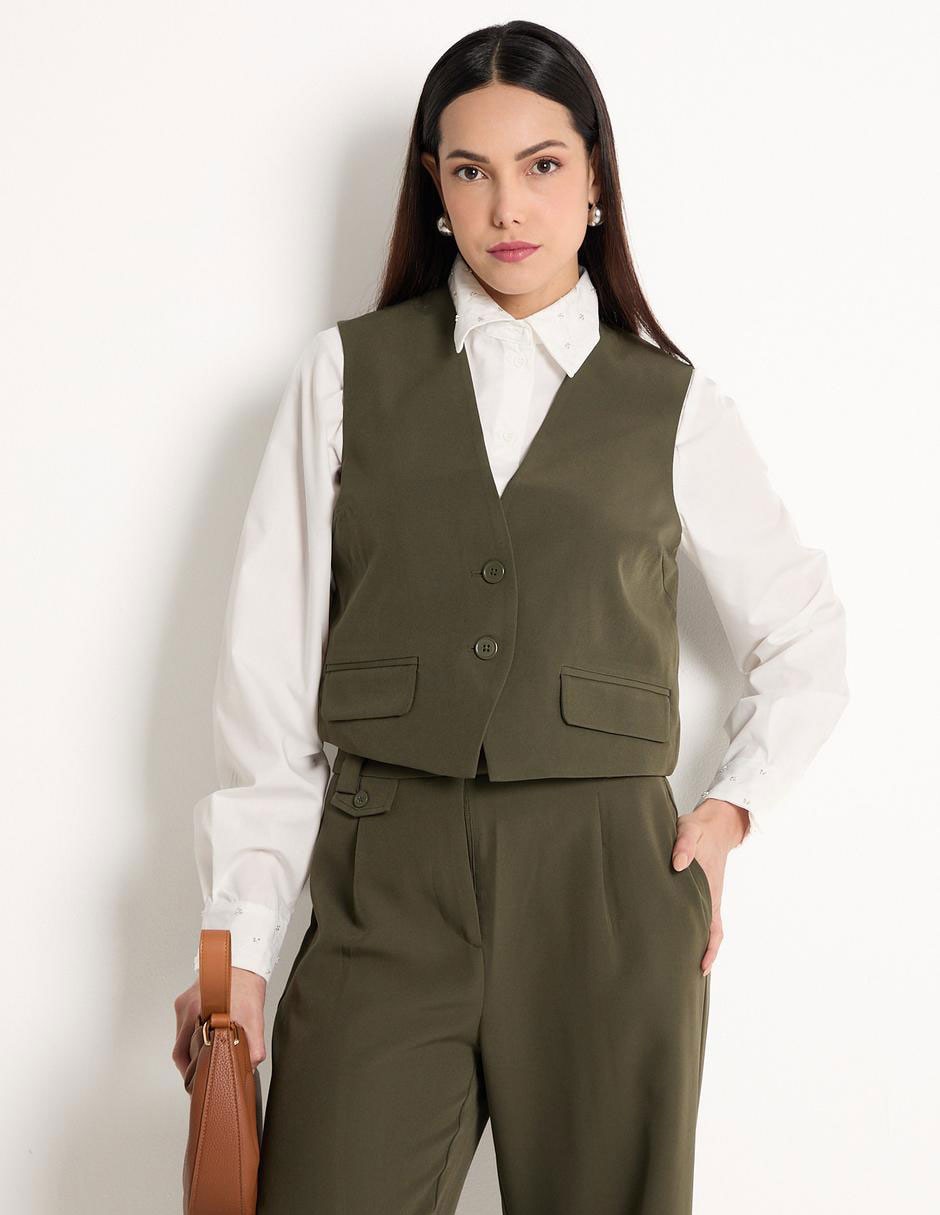 Chalecos Para Mujer Suburbia Chaleco Roman Fashion Para Mujer Suburbia