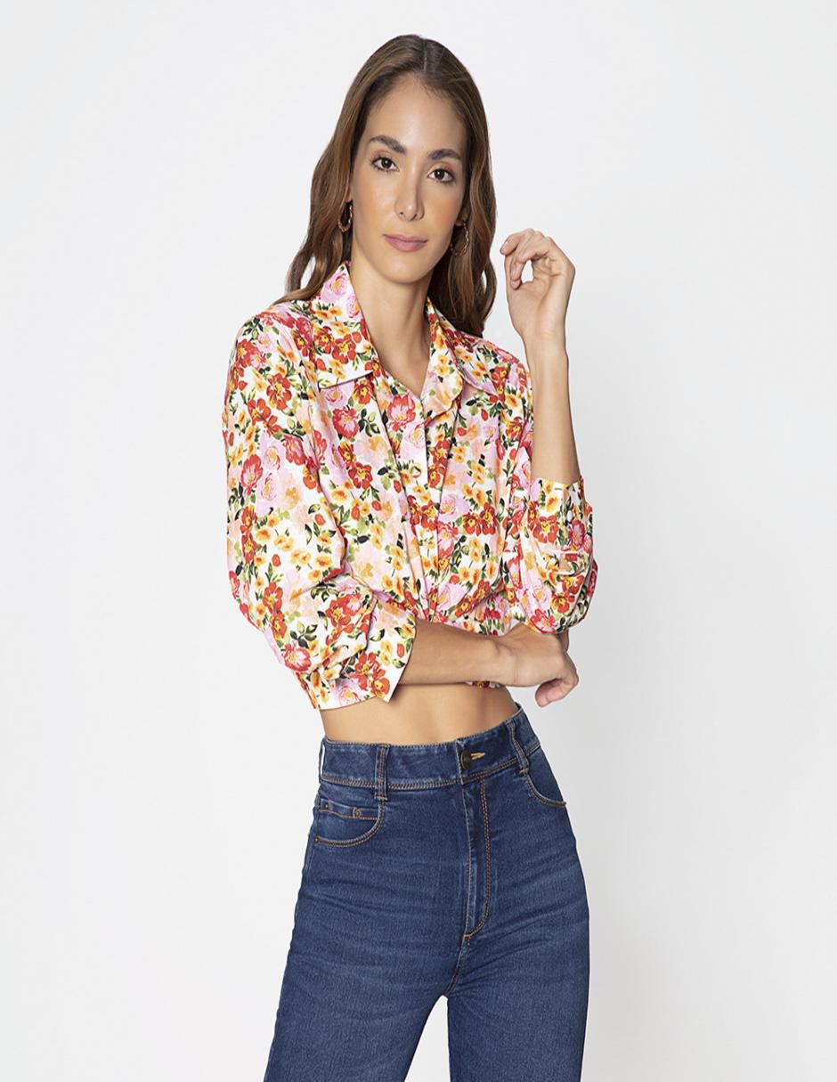 Blusa manga 3/4 para mujer Blusa manga 3/4 para mujer