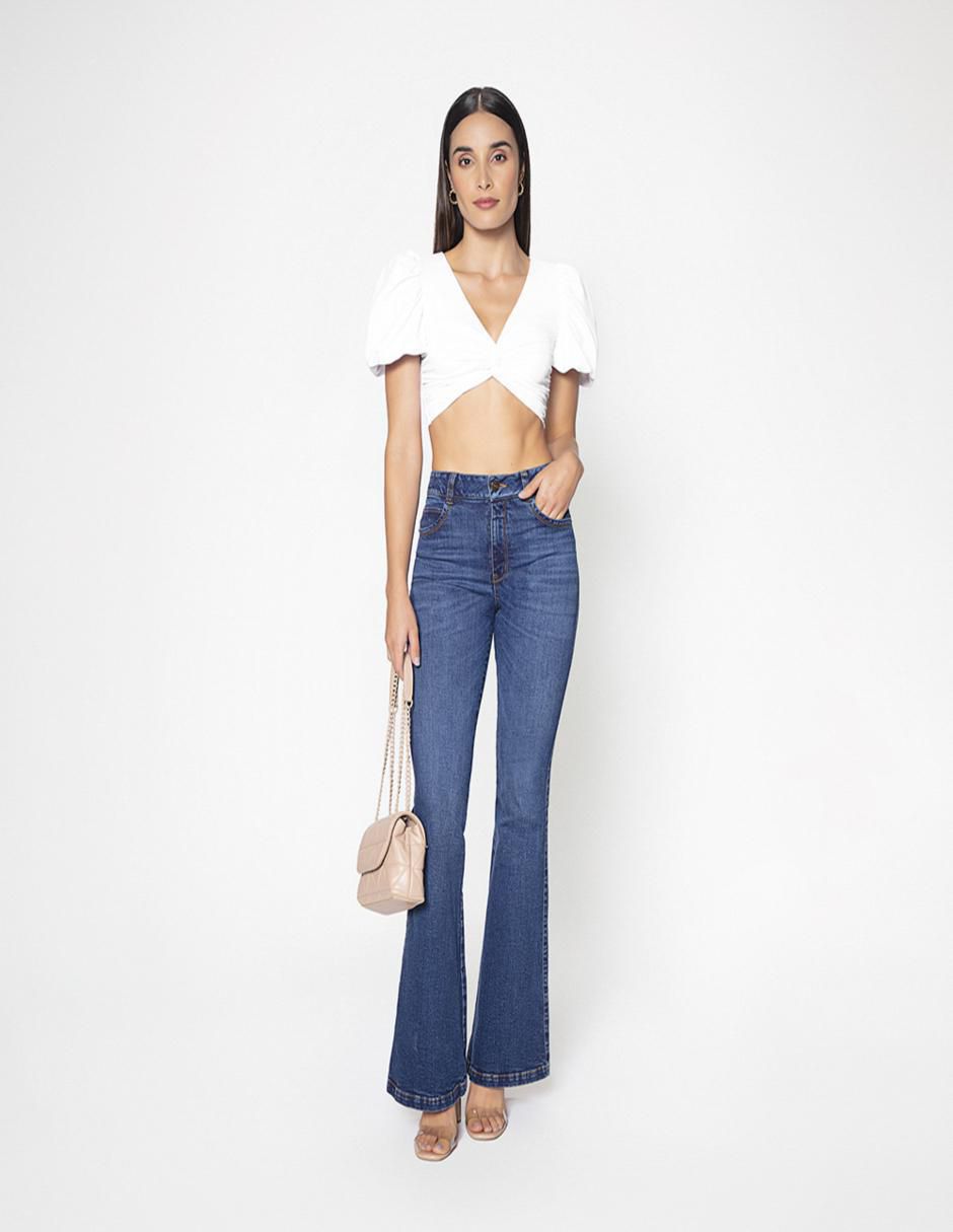 Blusa manga corta para mujer 3